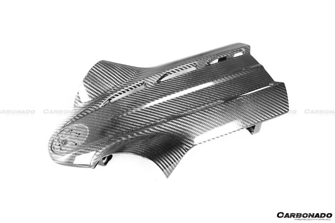 Carbonado 2020-2024 Maserati MC20 Dry Carbon Fiber Engine Cover Replacement