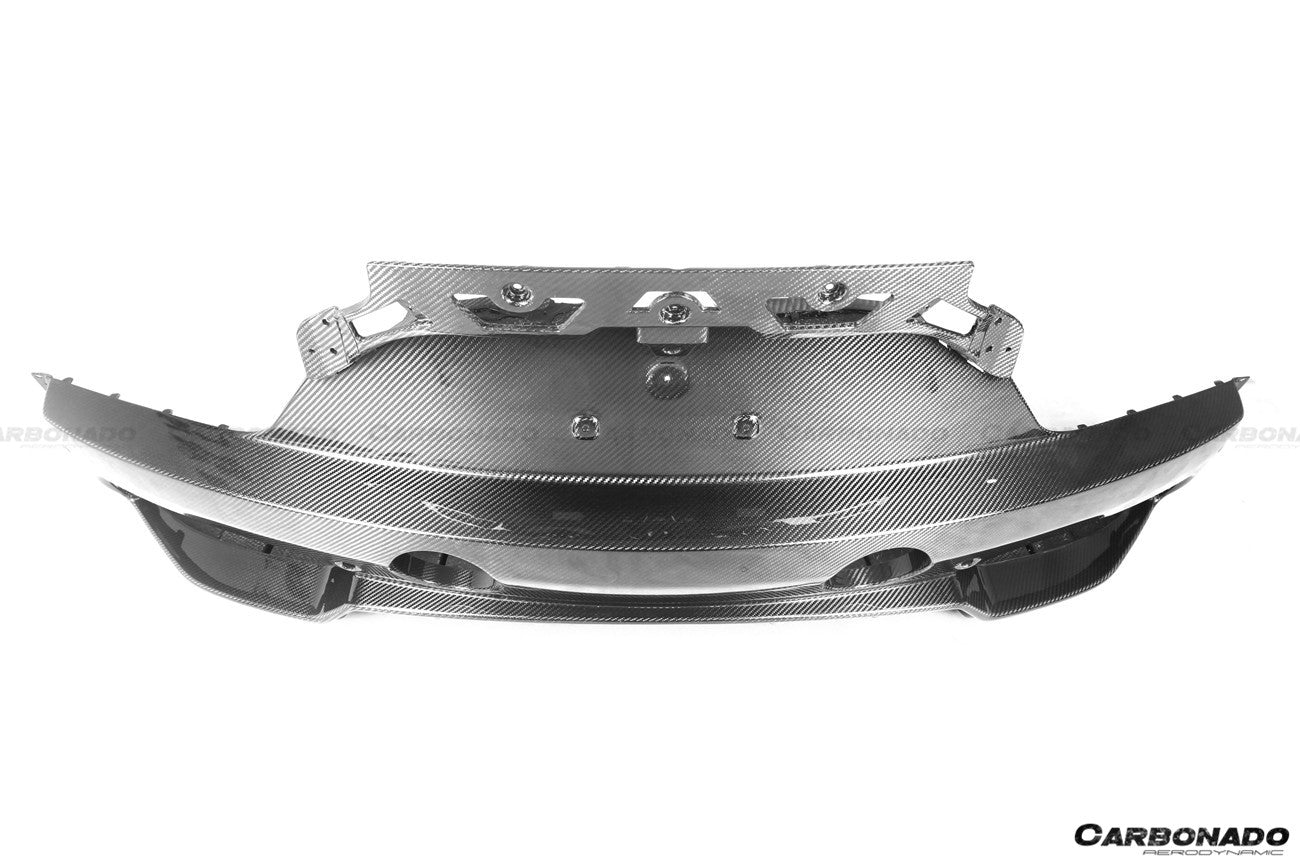 Carbonado 2020-2024 Maserati MC20 OEM Style DRY Carbon Fiber Rear Lip Diffuser