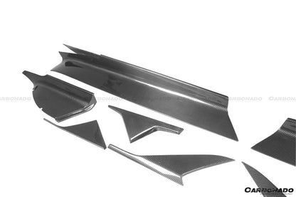 Carbonado 2020-2024 Maserati MC20 OEM Style DRY Carbon Fiber Side Skirts