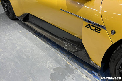 Carbonado 2020-2024 Maserati MC20 OEM Style DRY Carbon Fiber Side Skirts