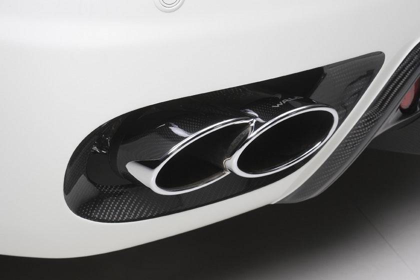 Parachoques trasero estilo Carbonado Maserati Quattroporte W 2005-2008