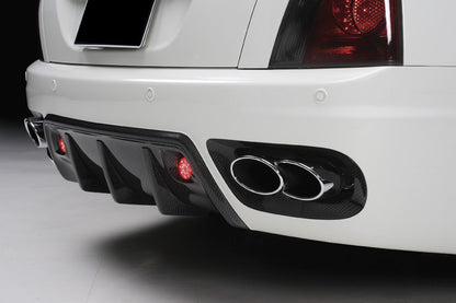 Parachoques trasero estilo Carbonado Maserati Quattroporte W 2005-2008