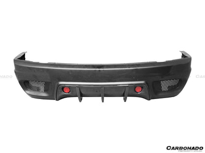 Parachoques trasero estilo Carbonado Maserati Quattroporte W 2005-2008