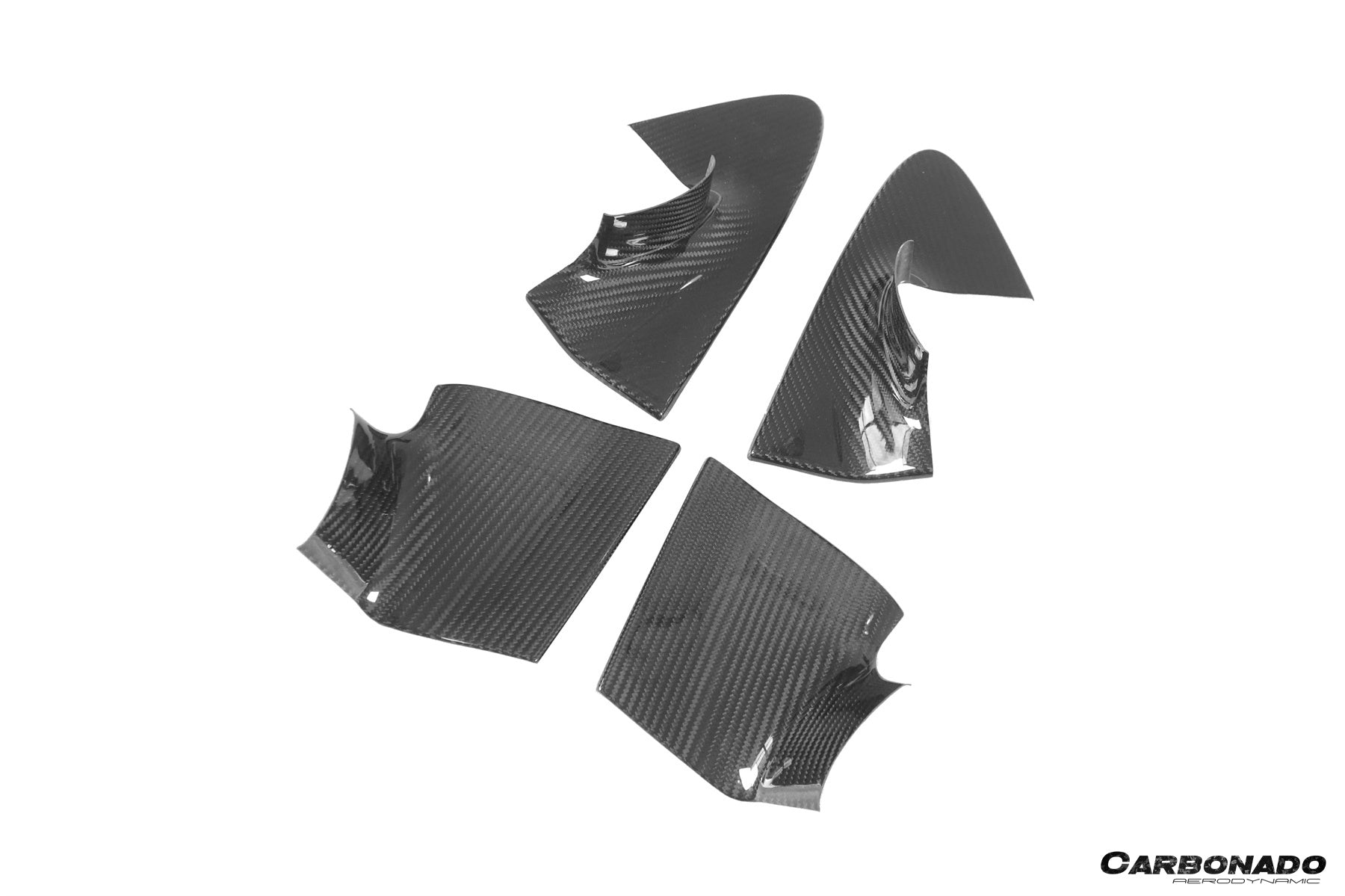 Carbonado 2017-2022 McLaren 720S Dry Carbon Fiber Door Handles Patch