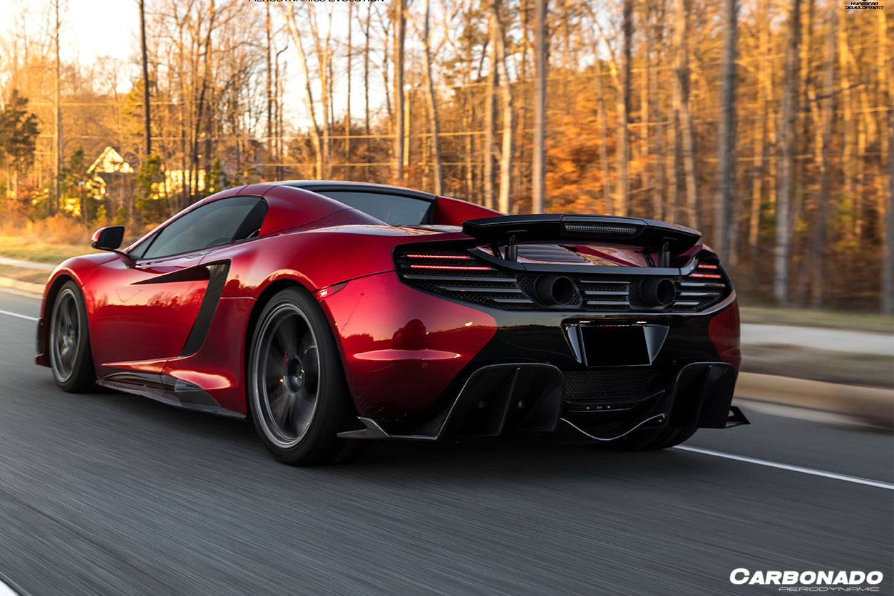 Carbonado 2011-2017 McLaren 650S & MP4 12C BKSS Style Carbon Fiber Side Skirts