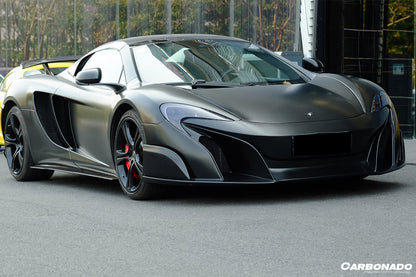 Carbonado 2011-2014 McLaren MP4 12C 675LT Style Part Carbon Fiber Front Bumper And Fender