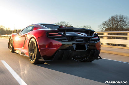 Carbonado 2011-2017 McLaren 650S & MP4 12C BKSS Style Carbon Fiber Side Skirts