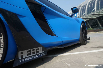 Carbonado 2011-2017 McLaren 650S MP4 12C Rebel Performance Style Side Skirts