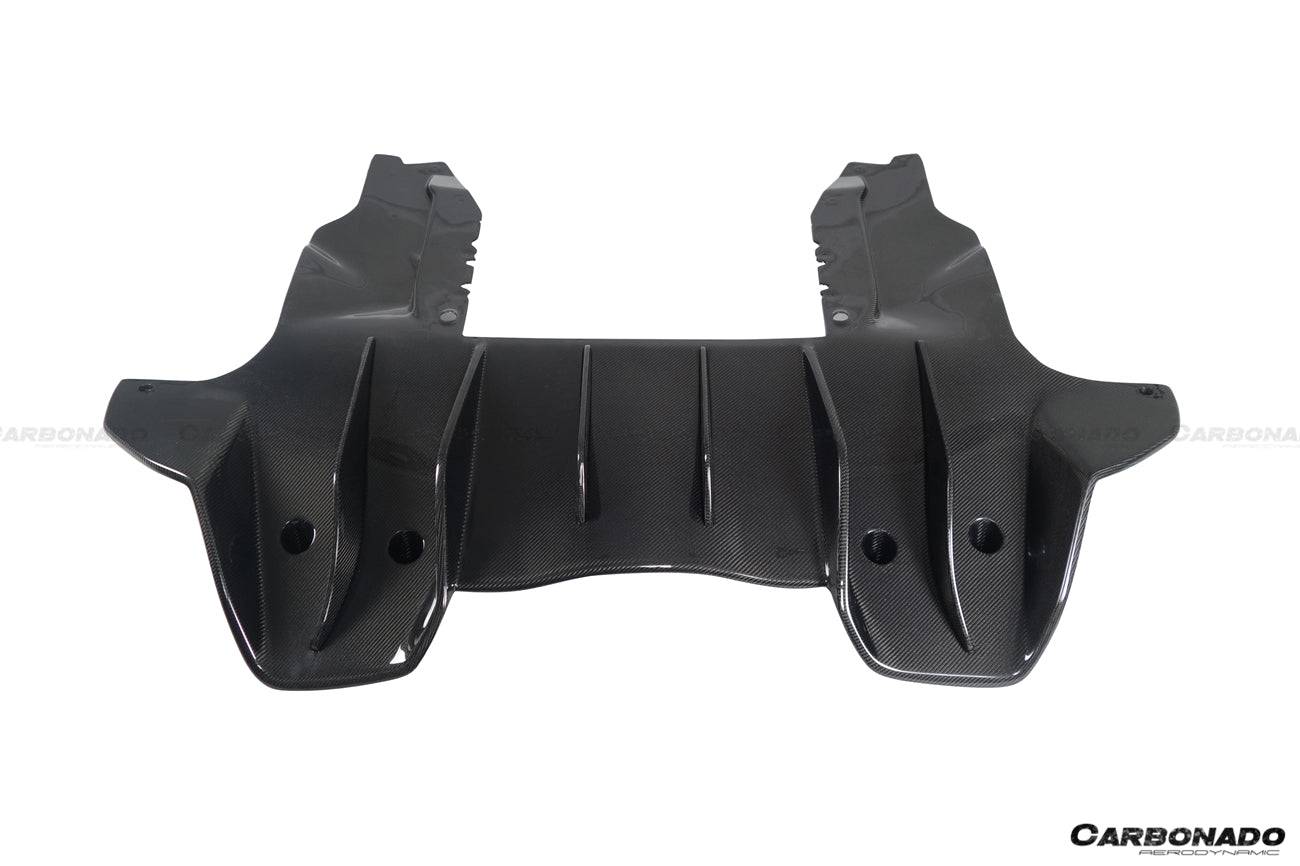 Alerón trasero estilo Rebel Performance para McLaren 650S MP4 12C Carbonado 2011-2017