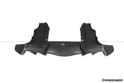 Alerón trasero estilo Rebel Performance para McLaren 650S MP4 12C Carbonado 2011-2017