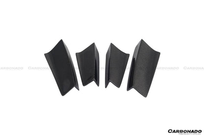 Alerón trasero estilo Rebel Performance para McLaren 650S MP4 12C Carbonado 2011-2017