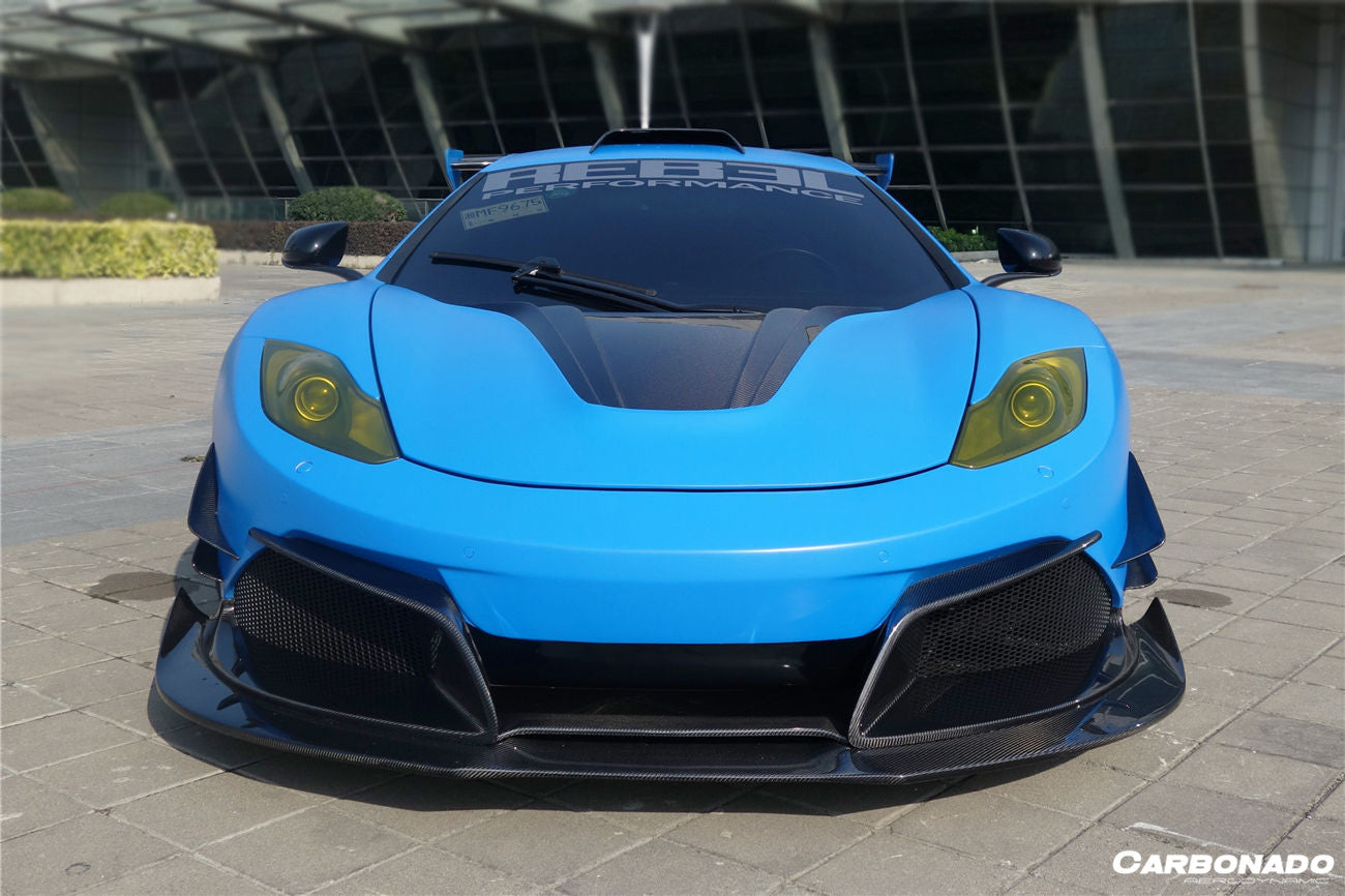 Capó estilo McLaren MP4 12C Rebel Performance Carbonado 2011-2014