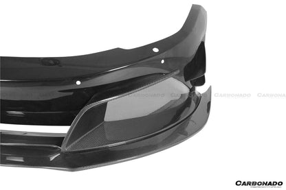 Carbonado 2011-2014 McLaren MP4 12C Rebel Performance Style Front Bumper with Lip