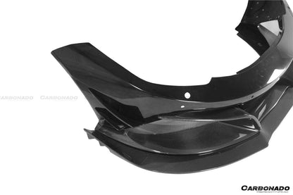 Carbonado 2011-2014 McLaren MP4 12C Rebel Performance Style Front Bumper with Lip