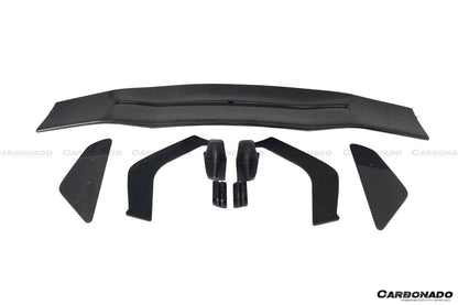 Alerón trasero estilo Rebel Performance para McLaren 650S MP4 12C Carbonado 2011-2017