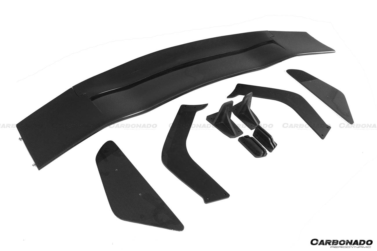 Alerón trasero estilo Rebel Performance para McLaren 650S MP4 12C Carbonado 2011-2017