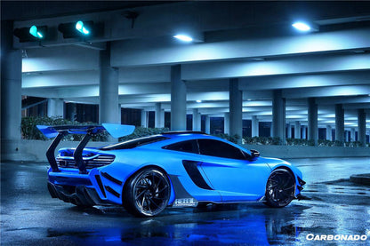 Alerón trasero estilo Rebel Performance para McLaren 650S MP4 12C Carbonado 2011-2017