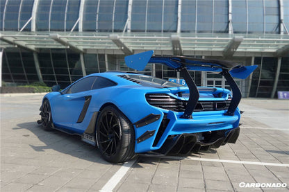 Alerón trasero estilo Rebel Performance para McLaren 650S MP4 12C Carbonado 2011-2017