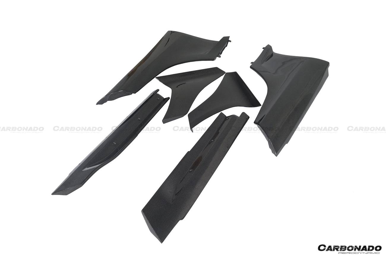 Carbonado 2011-2017 McLaren 650S MP4 12C Rebel Performance Style Side Skirts