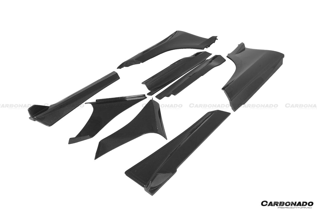 Carbonado 2011-2017 McLaren 650S MP4 12C Rebel Performance Style Side Skirts