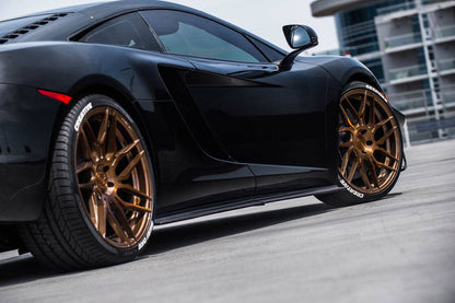 Carbonado RZS Style Side Skirts | 2011-2015 McLaren 650S/MP4/12C