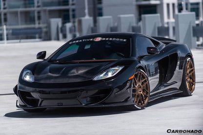 Parachoques delantero estilo McLaren MP4 12C RZS Carbonado 2011-2015