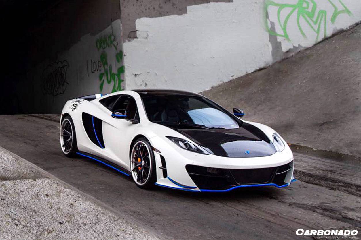 Parachoques delantero estilo McLaren MP4 12C RZS Carbonado 2011-2015