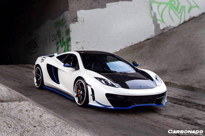Parachoques delantero estilo McLaren MP4 12C RZS Carbonado 2011-2015