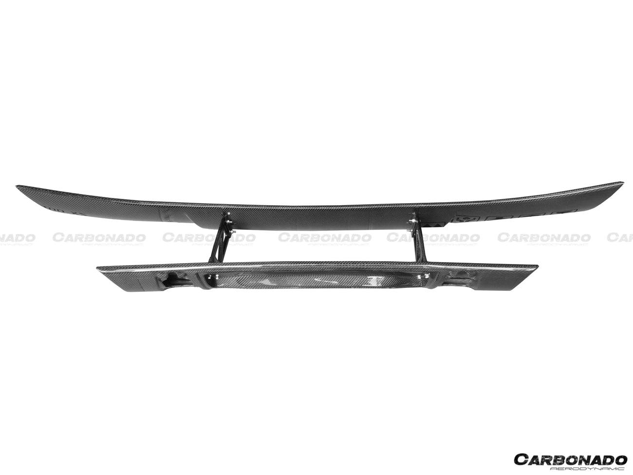 Carbonado 2011-2017 McLaren 650S MP4 12C BKSS Style Carbon Fiber Trunk Spoiler