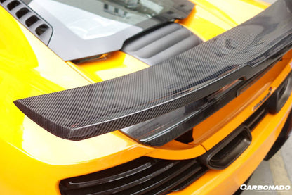 Carbonado 2011-2017 McLaren 650S MP4 12C BKSS Style Carbon Fiber Trunk Spoiler