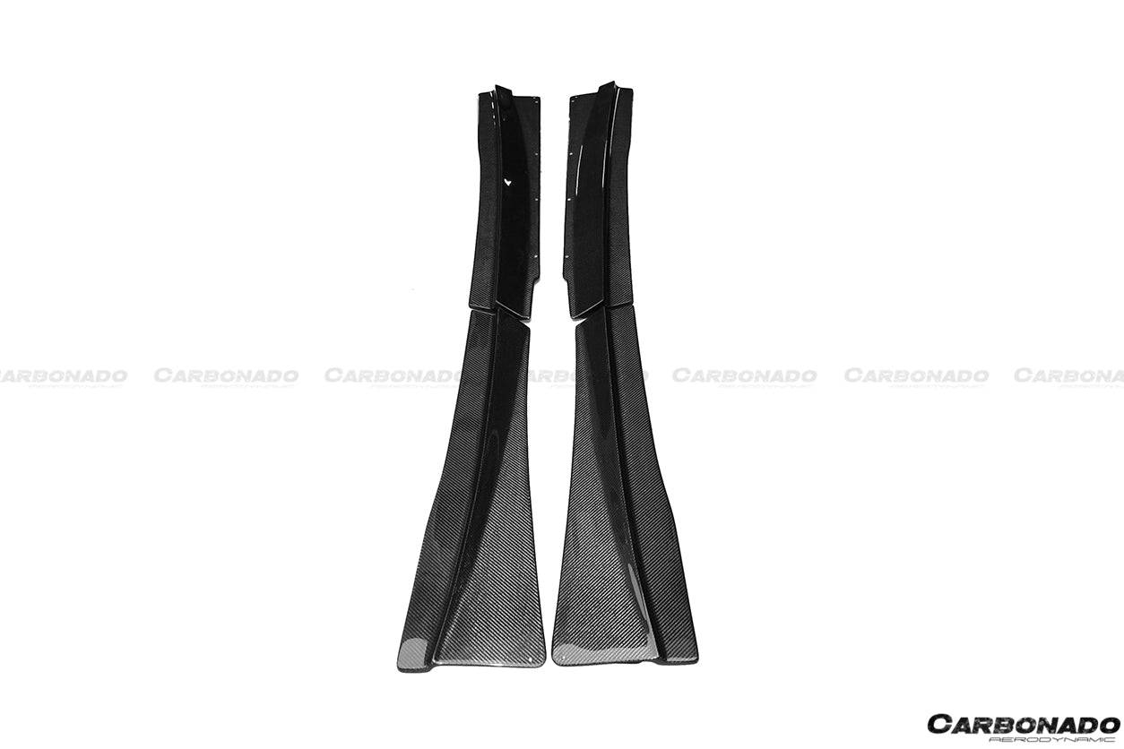 Carbonado RZS Style Side Skirts | 2011-2015 McLaren 650S/MP4/12C