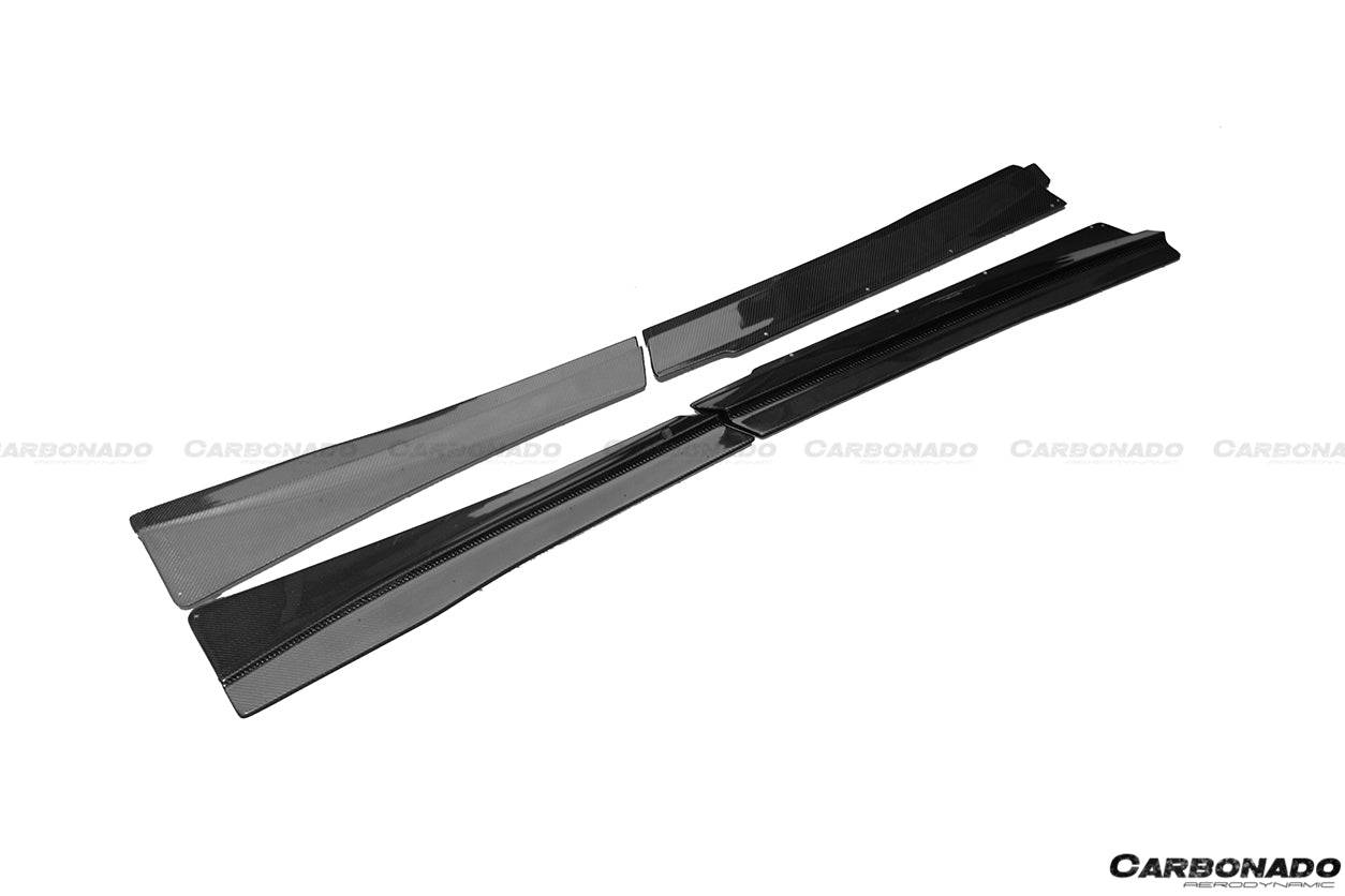 Carbonado RZS Style Side Skirts | 2011-2015 McLaren 650S/MP4/12C