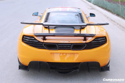 Carbonado 2011-2017 McLaren 650S MP4 12C BKSS Style Carbon Fiber Trunk Spoiler