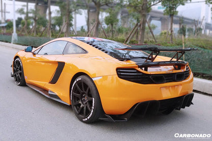Carbonado 2011-2017 McLaren 650S MP4 12C BKSS Style Carbon Fiber Trunk Spoiler
