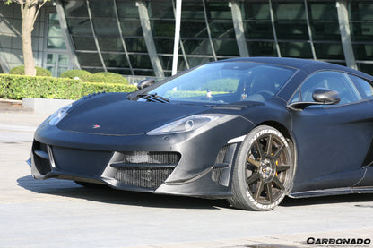 Canards de fibra de carbono estilo BKSS para McLaren 650S MP4 12C Carbonado 2011-2017
