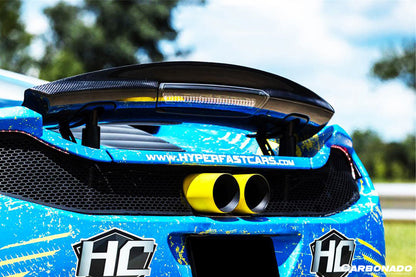 Carbonado 2011-2017 McLaren 650S & MP4 12C BKSS Style Carbon Fiber Trunk Spoiler