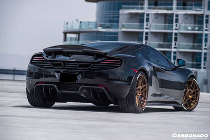 Carbonado 2011-2017 McLaren 650S & MP4 12C BKSS Style Carbon Fiber Trunk Spoiler