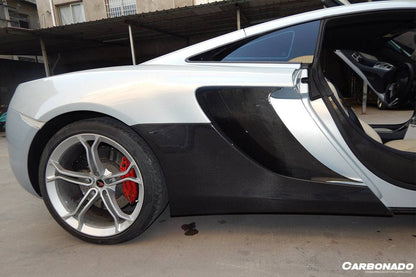 Carbonado OEM Style Carbon Fiber Side Skirts | 2011-2017 McLaren 650S/MP4/12C