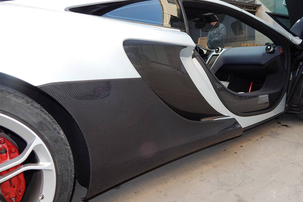 Carbonado OEM Style Carbon Fiber Side Skirts | 2011-2017 McLaren 650S/MP4/12C