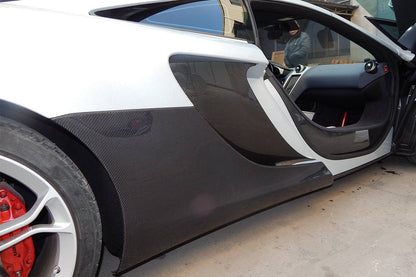 Carbonado OEM Style Carbon Fiber Side Skirts | 2011-2017 McLaren 650S/MP4/12C