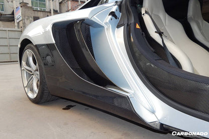 Carbonado OEM Style Carbon Fiber Side Skirts | 2011-2017 McLaren 650S/MP4/12C