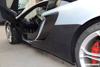Carbonado OEM Style Carbon Fiber Side Skirts | 2011-2017 McLaren 650S/MP4/12C