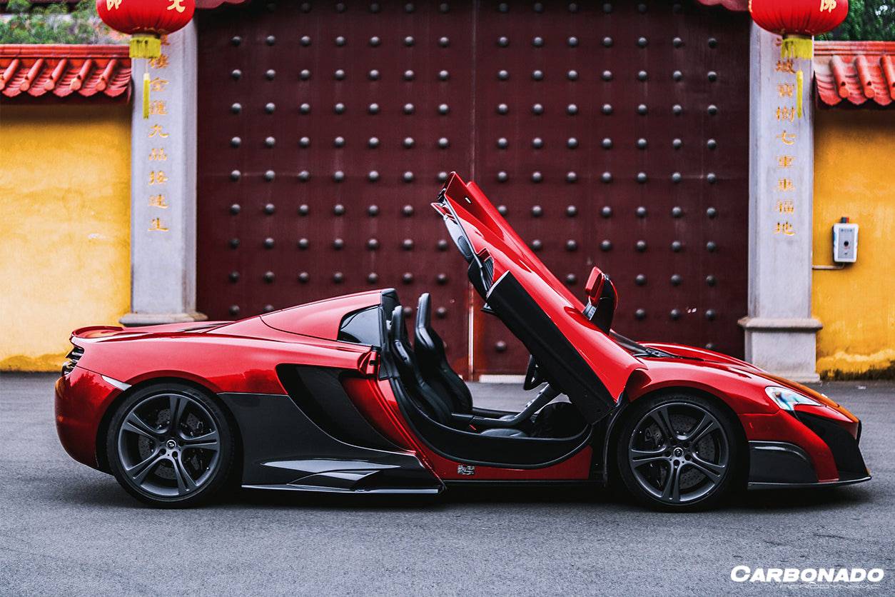 Carbonado 2011-2014 McLaren MP4 12C OEM Style Carbon Fiber Side Intake Blades