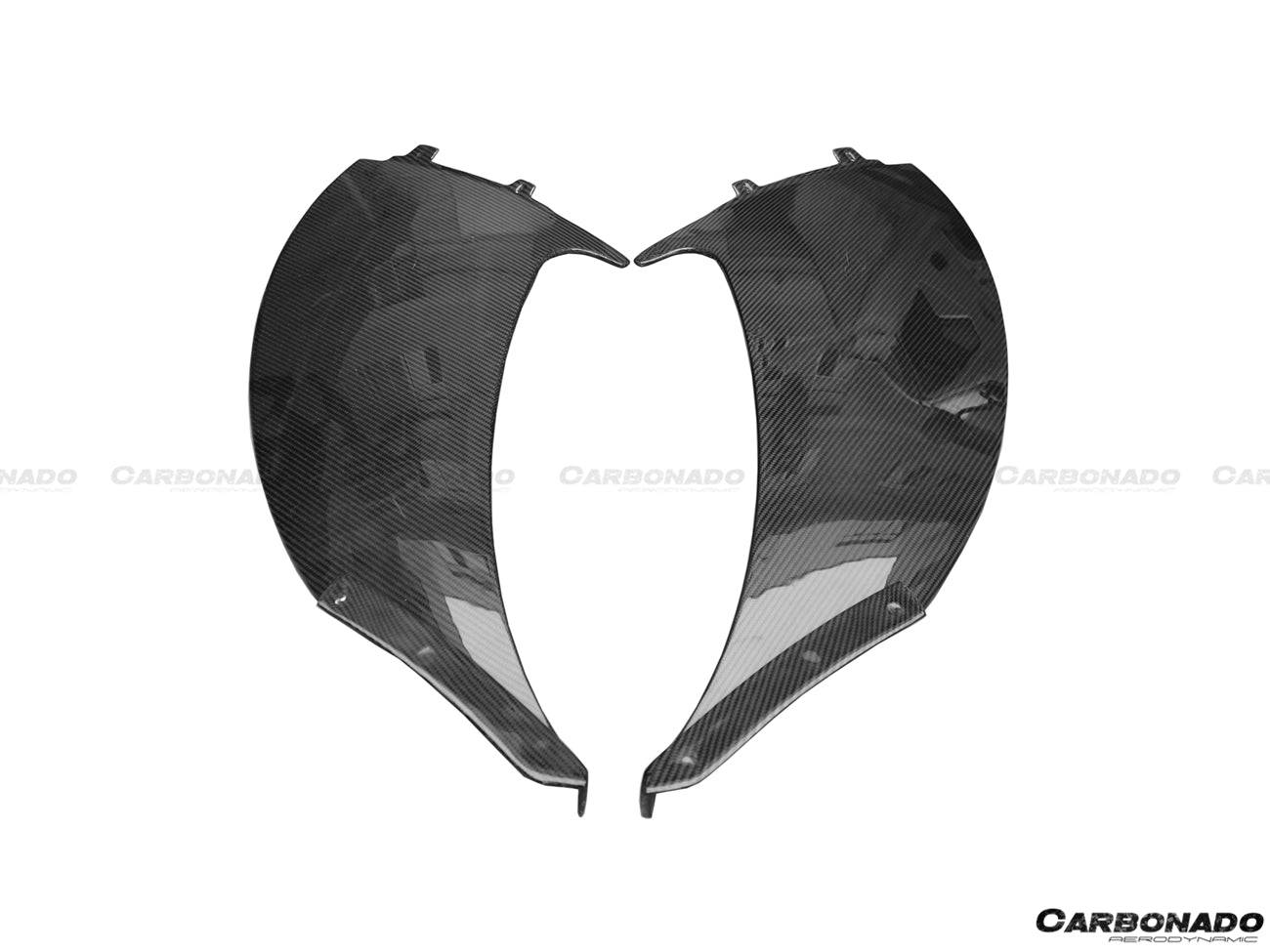 Carbonado 2011-2014 McLaren MP4 12C OEM Style Carbon Fiber Side Intake Blades