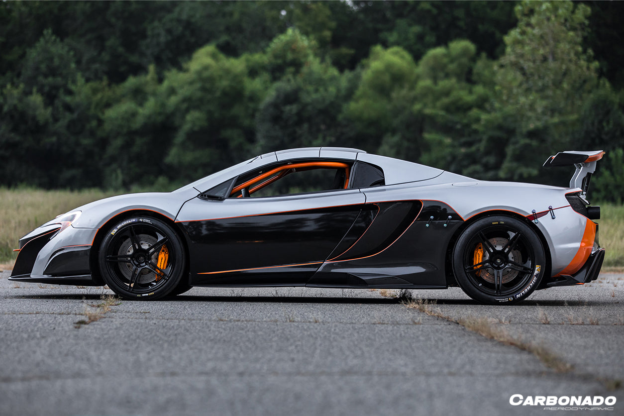 Carbonado 2011-2014 McLaren MP4 12C OEM Style Carbon Fiber Side Intake Blades