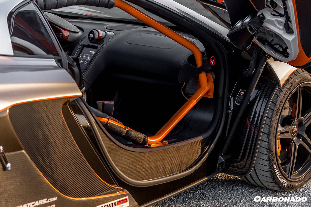 Carbonado 2011-2014 McLaren MP4 12C OEM Style Carbon Fiber Side Intake Blades