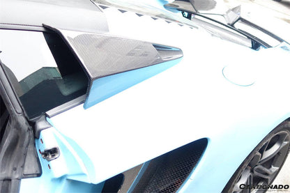 Carbonado 2011-2017 McLaren 650S & MP4 12C BKSS Style Carbon Fiber Quarter Window Scoops