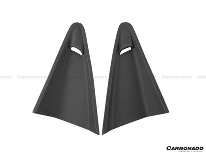 Carbonado 2011-2017 McLaren 650S & MP4 12C BKSS Style Carbon Fiber Quarter Window Scoops