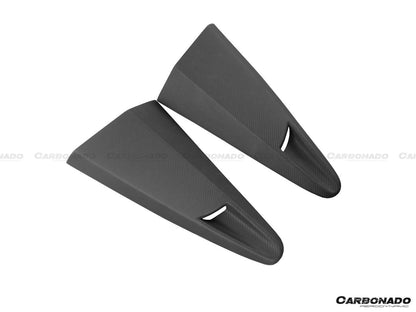 Carbonado 2011-2017 McLaren 650S & MP4 12C BKSS Style Carbon Fiber Quarter Window Scoops