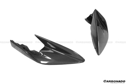 Carbonado 2015-2020 McLaren 540C 570S 600LT-Style Carbon Fiber Front Bumper Lip and Side Splitter